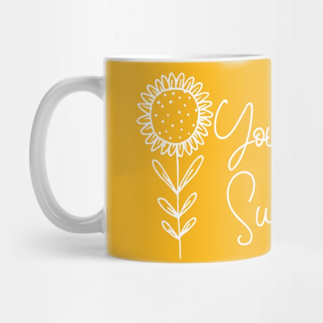 You Are My Sunshine (white) by Thistle Kent